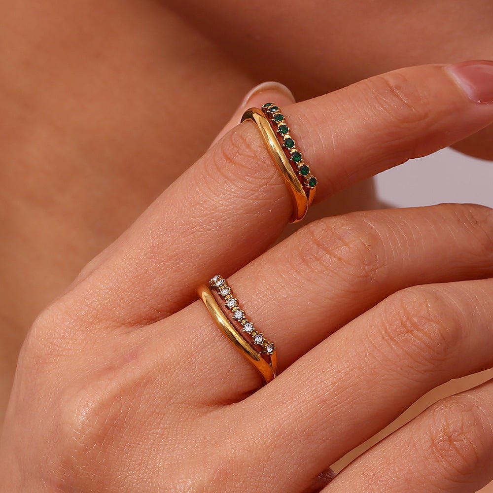 Adeline Slim Ring in Gold