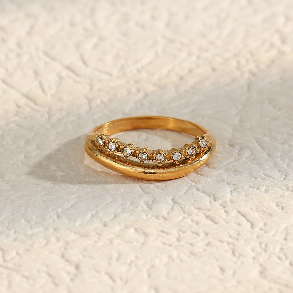 Adeline Slim Ring in Gold