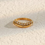 Adeline Slim Ring in Gold