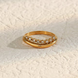 Adeline Slim Ring in Gold
