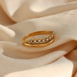 Adeline Slim Ring in Gold