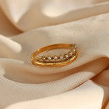 Adeline Slim Ring in Gold