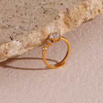 Alaia Sparkling Ring in Gold