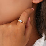 Alaia Sparkling Ring in Gold