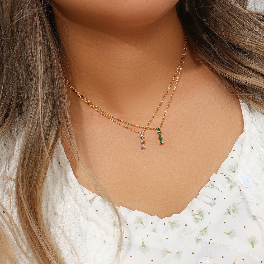 Alana Diamond Necklace in Gold