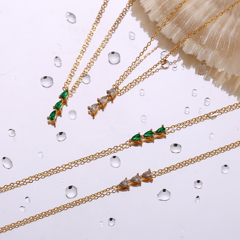 Alana Diamond Necklace in Gold