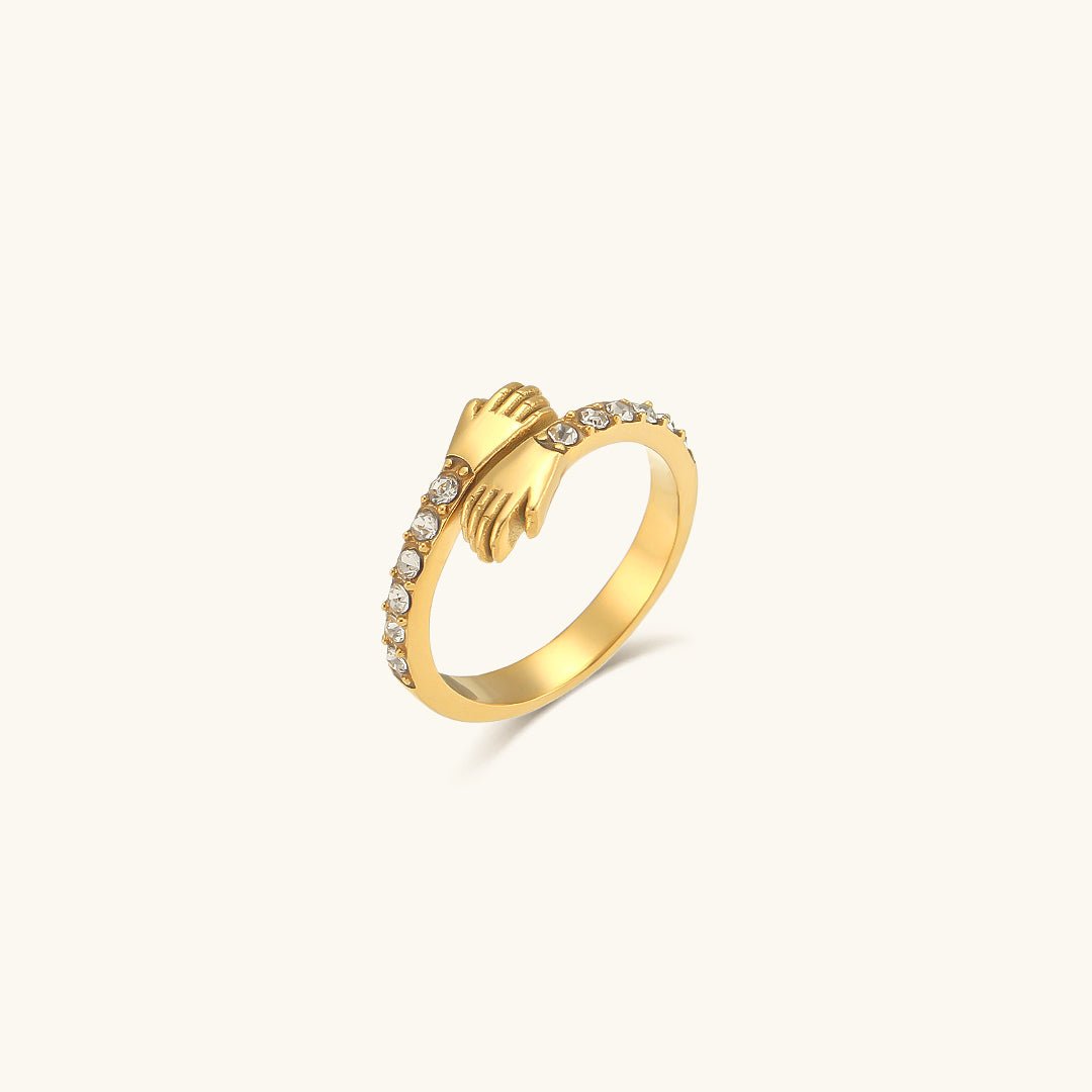 Amaryllis Shimmering Ring in Gold