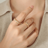 Calla Brilliant Ring in Gold
