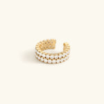 Cassandra Stone-Set Ring in Gold