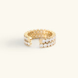 Cassandra Stone-Set Ring in Gold