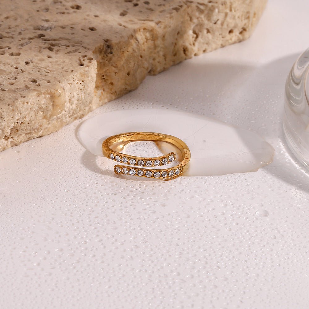 Celestine Open Ring in Gold