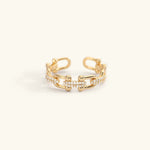 Chloe Open Ring in Gold