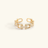 Chloe Open Ring in Gold