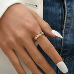 Chloe Open Ring in Gold