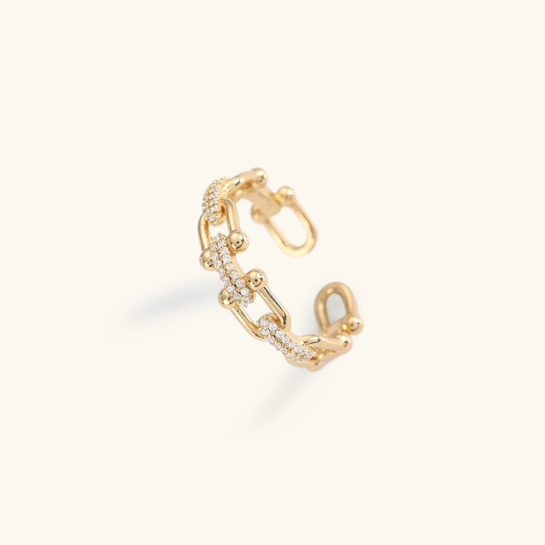 Chloe Open Ring in Gold
