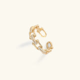Chloe Open Ring in Gold
