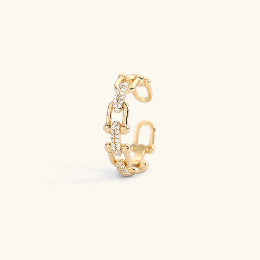 Chloe Open Ring in Gold