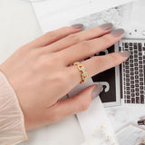 Chloe Open Ring in Gold