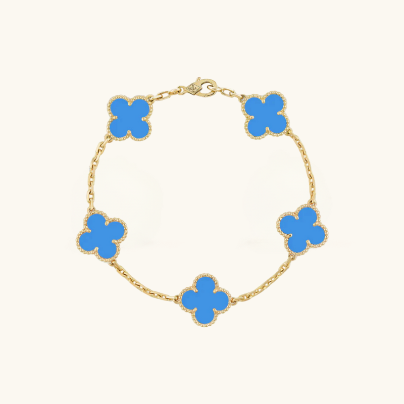 Clover Bracelet Blue