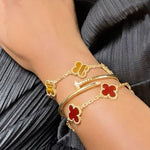 Clover Bracelet Red