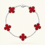 Clover Bracelet Red