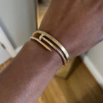Elegance Nail Bracelet in Gold