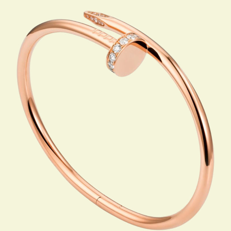 Elegance Nail Bracelet in Rose Gold