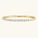 Elegant Tennis Bracelet in Gold