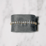 Elegant Tennis Bracelet in Gold