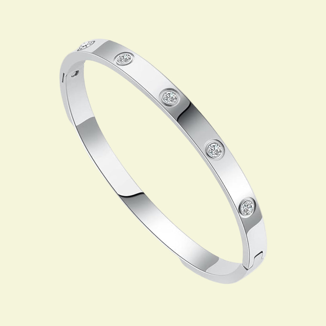 Eternity Link Bracelet with Zirconia