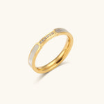 Gabrielle Thin Ring in Gold