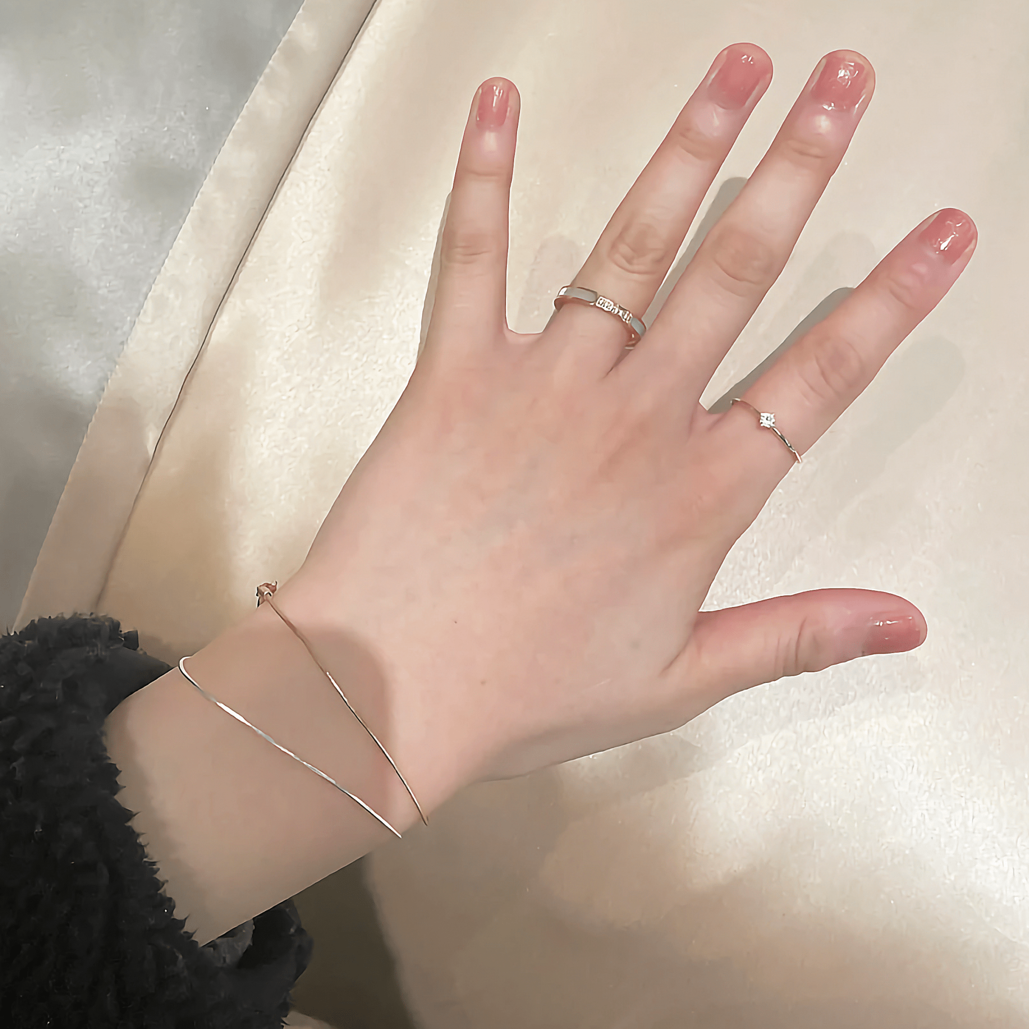 Gabrielle Thin Ring in Gold