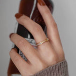 Gabrielle Thin Ring in Gold
