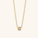 Kira Diamond Necklace in Gold