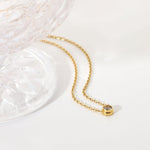 Kira Diamond Necklace in Gold