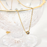 Kira Diamond Necklace in Gold