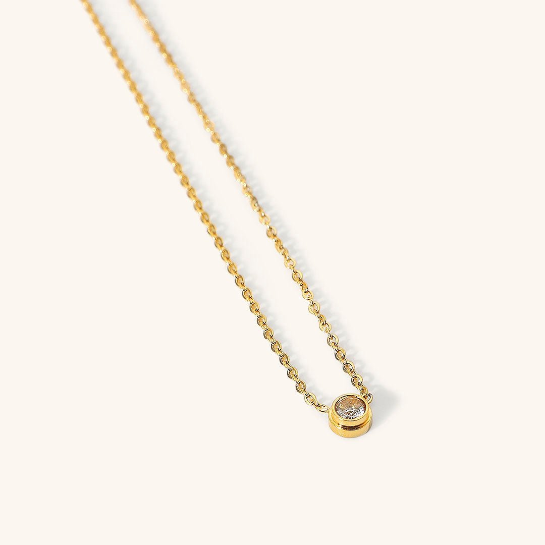 Kira Diamond Necklace in Gold