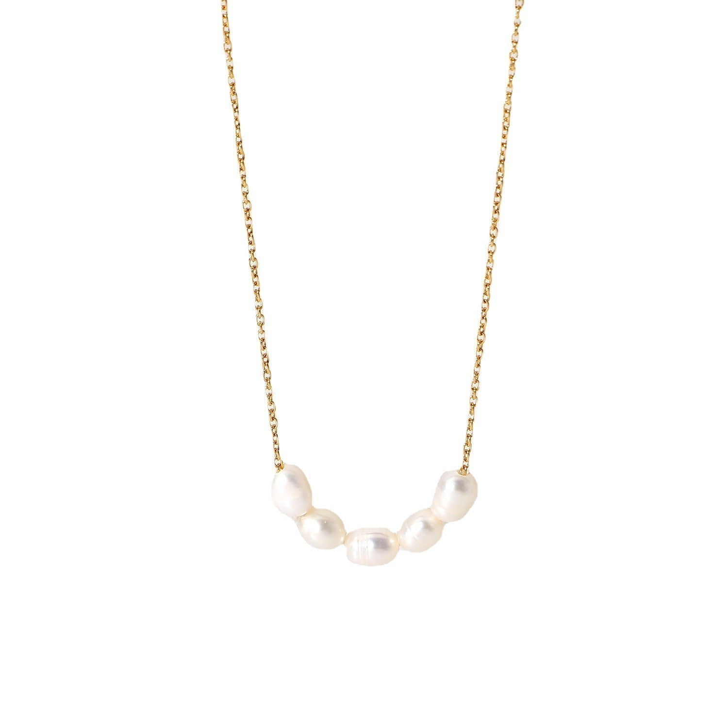 Kona Pearl Necklace in Gold