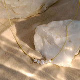 Kona Pearl Necklace in Gold