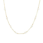 Laney Pearl Necklace in Gold
