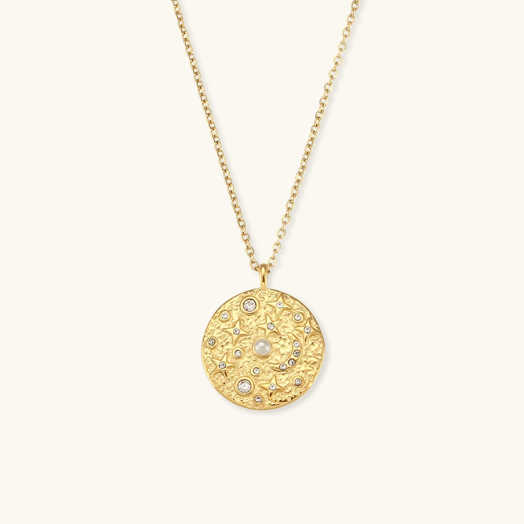 Leilani Cosmic Necklace in Gold