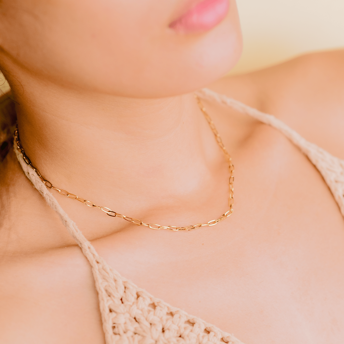Lena Graceful Link Necklace