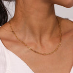 Lena Graceful Link Necklace