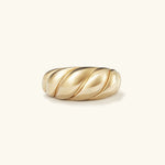 Lorelei Glossy Croissant Ring