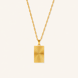 Madison Diamond Necklace in Gold