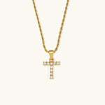 Maeve Diamond Initial Necklace in Gold