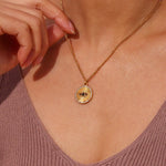 Mathilde Diamond-Set Necklace in Gold