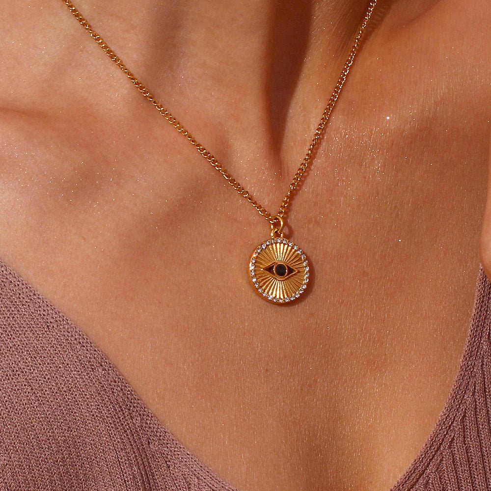 Mathilde Diamond-Set Necklace in Gold