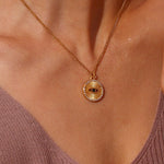 Mathilde Diamond-Set Necklace in Gold