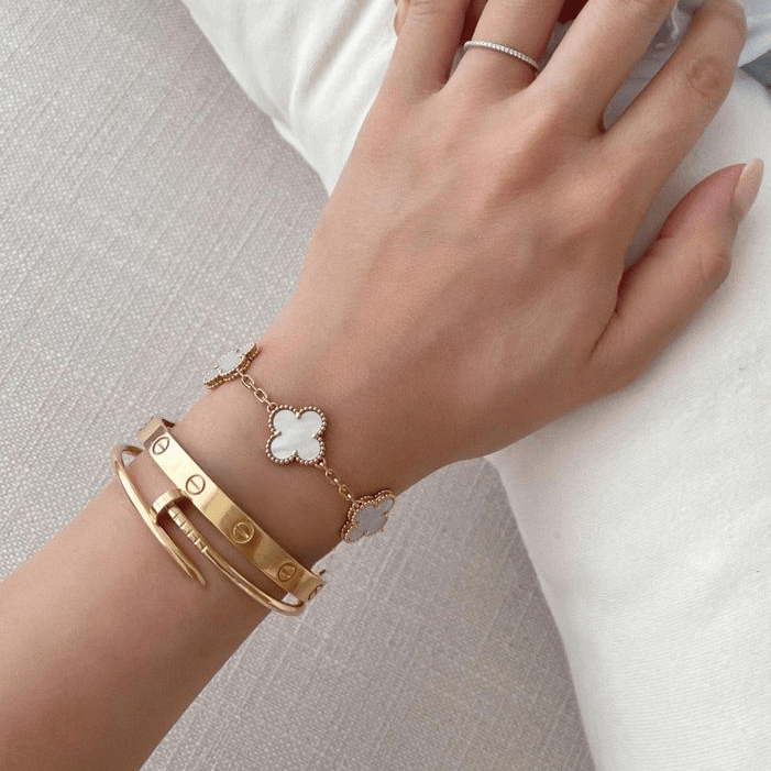 Miami Lumière Bracelet Set White